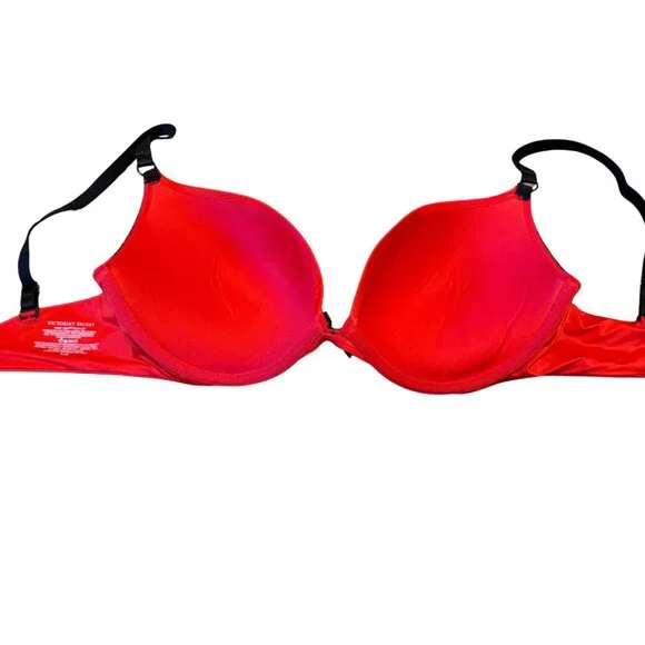 Victoria’s Secret Very Sexy Push-Up Bra | Red & Black Lace | Size 36D - Picture 5 of 7